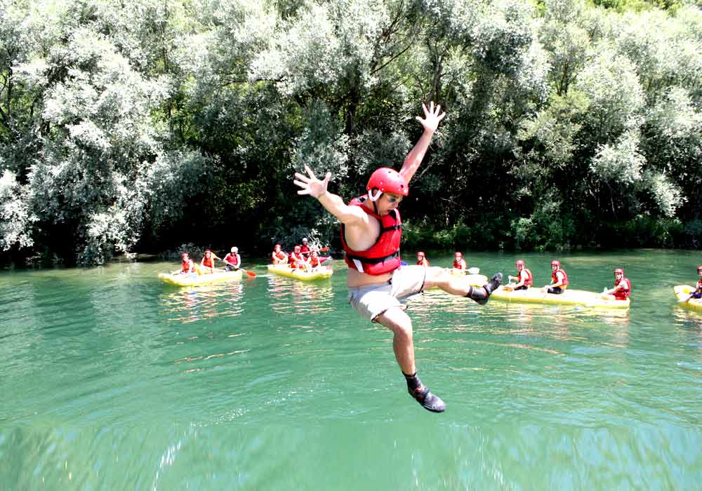 Water sports family active holiday in Croatia